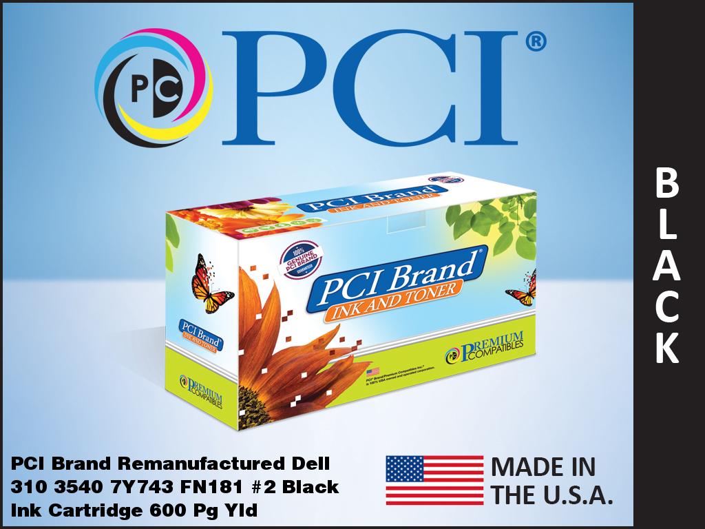 Dell 310-3540 7Y743 FN181 #2 Black Ink