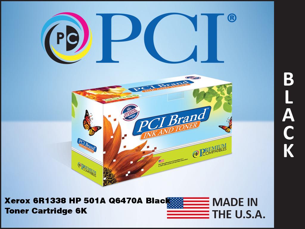 PCI Brand Xerox 006R01338 HP 501A Q6470A